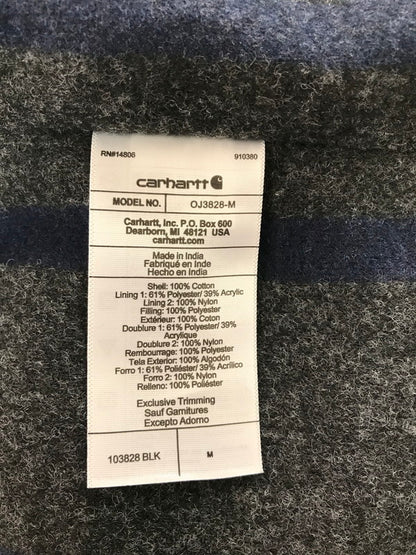 【中古品】【メンズ】 CARHARTT DUCK DETROIT JACKET BLANKET LINED OJ3828-M ダック デトロイト ジャケット アウター 146-260819-rt-18-tag サイズ：M カラー：ブラック 万代Net店