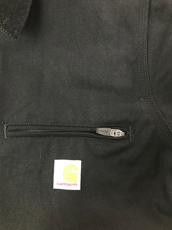 【中古品】【メンズ】 CARHARTT DUCK DETROIT JACKET BLANKET LINED OJ3828-M ダック デトロイト ジャケット アウター 146-260819-rt-18-tag サイズ：M カラー：ブラック 万代Net店