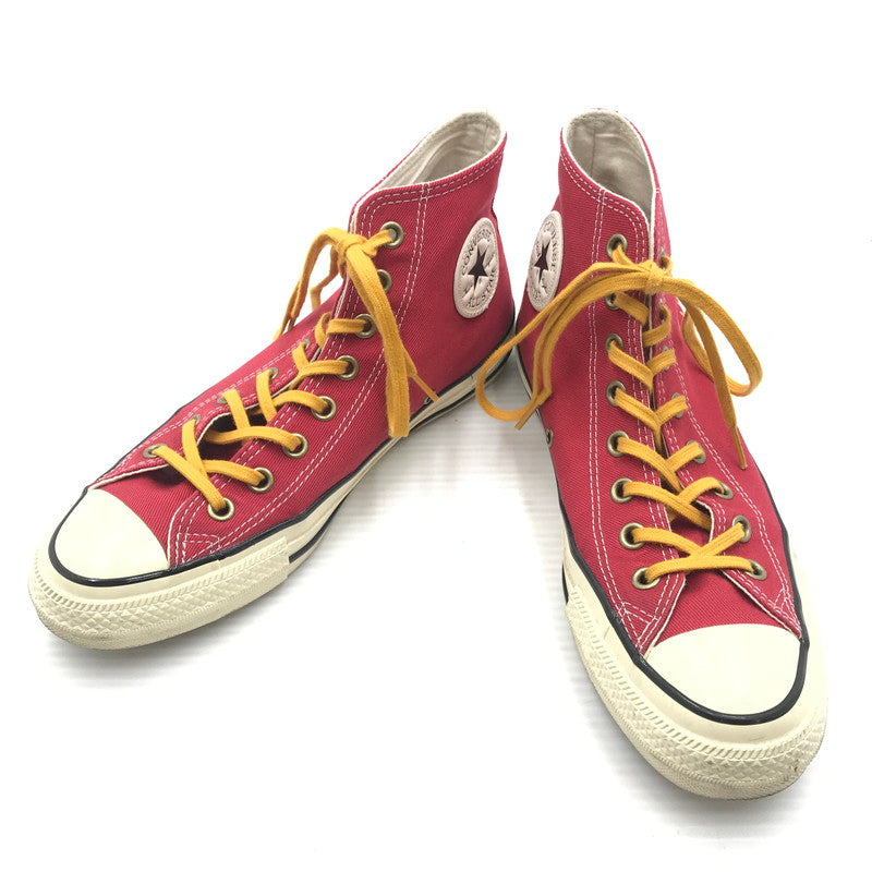 【中古品】【メンズ】 WRANGLER ラングラー× CONVERSE コンバース ALL STAR AGED CJ HI RED 31315600 オールスター スニーカー 靴 162-260816-rt-17-tagh サイズ：26cm US7.5 カラー：レッド 万代Net店