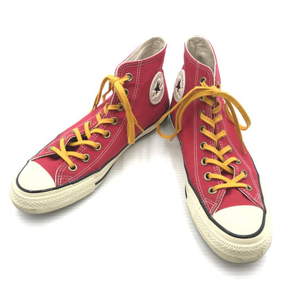 【中古品】【メンズ】 WRANGLER ラングラー× CONVERSE コンバース ALL STAR AGED CJ HI RED 31315600 オールスター スニーカー 靴 162-260816-rt-17-tagh サイズ：26cm US7.5 カラー：レッド 万代Net店