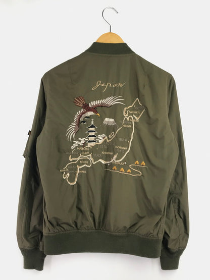 【中古品】【メンズ】 ALPHA INDUSTRIES アルファ SOUVENIR MA-1 TA1229-021 スーベニア MA-1.ジャケット ミリタリージャケット 145-260820-rt-36-tag カラー：カーキ 万代Net店