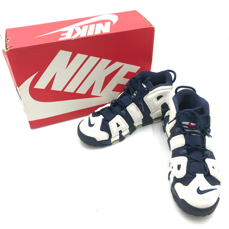 【中古品】【メンズ】 NIKE ナイキ AIR MORE UPTEMPO OLYMPIC (2020) 414962-104 エア モア アップテンポ スニーカー 靴 160-260816-rt-14-tagh サイズ：27.5cm US9.5 カラー：WHITE/MID NVY-MTLLC GLD-UNVRST RD 万代Net店