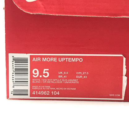 【中古品】【メンズ】 NIKE ナイキ AIR MORE UPTEMPO OLYMPIC (2020) 414962-104 エア モア アップテンポ スニーカー 靴 160-260816-rt-14-tagh サイズ：27.5cm US9.5 カラー：WHITE/MID NVY-MTLLC GLD-UNVRST RD 万代Net店