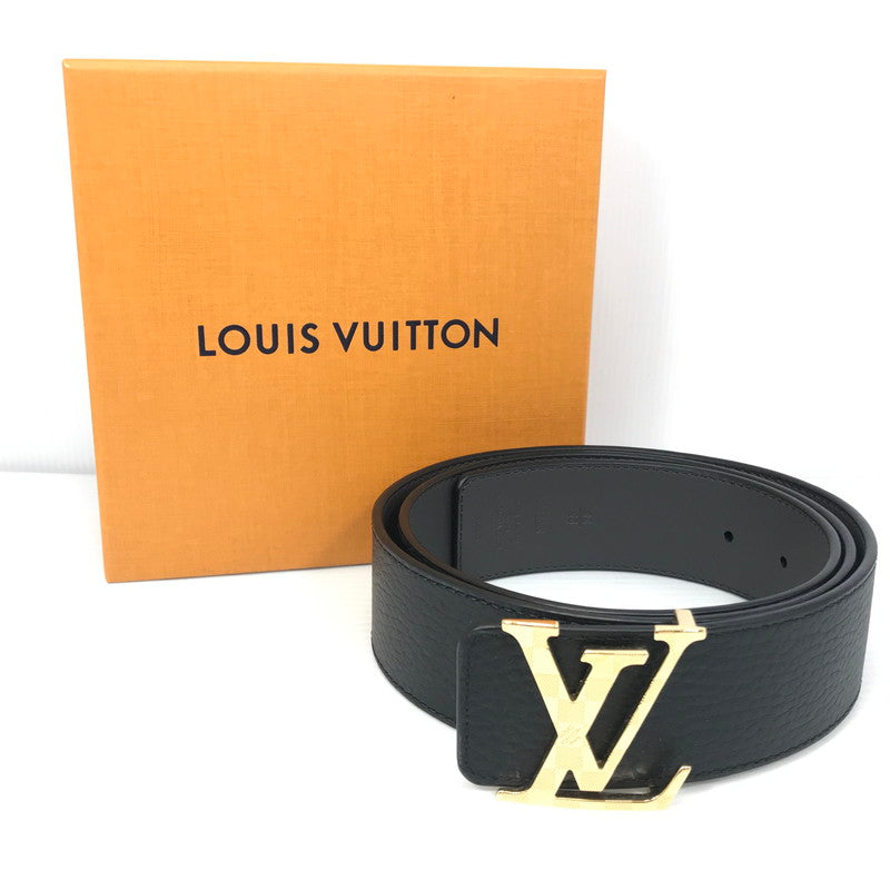 【中古品】【メンズ】 LOUIS VUITTON ルイ・ヴィトン LV DAMIER 40MM BELT 0333 LN1266 LVダミエ 40MM ベルト アクセサリー 179-260818-rt-30-tag カラー：ブラック 万代Net店