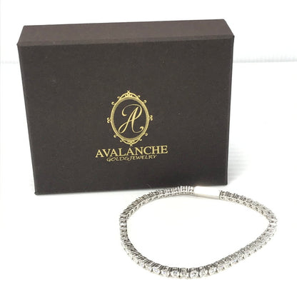 【中古品】【メンズ】 AVARANCHE アヴァランチ SV925 TENNIS BRACELET HBL-D042-3MM-MSN SJ26 テニス ブレスレット アクセサリー 192-260818-rt-27-tag カラー：シルバー 万代Net店