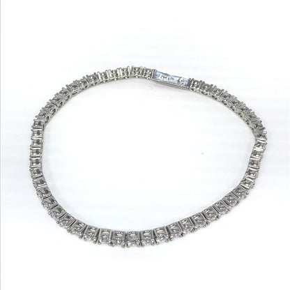 【中古品】【メンズ】 AVARANCHE アヴァランチ SV925 TENNIS BRACELET HBL-D042-3MM-MSN SJ26 テニス ブレスレット アクセサリー 192-260818-rt-27-tag カラー：シルバー 万代Net店