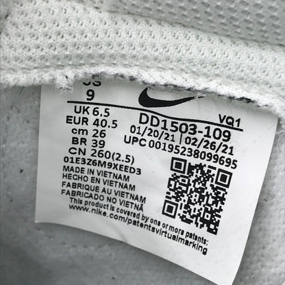 【中古品】【メンズ】 NIKE ナイキ WOMEN'S DUNK LOW TRIPLE WHITE 1503-109 ウィメンズ ダンク ロー スニーカー 靴 160-260816-rt-15-tagh サイズ：26cm US9 カラー：WHITE/WHITE-WHITE 万代Net店