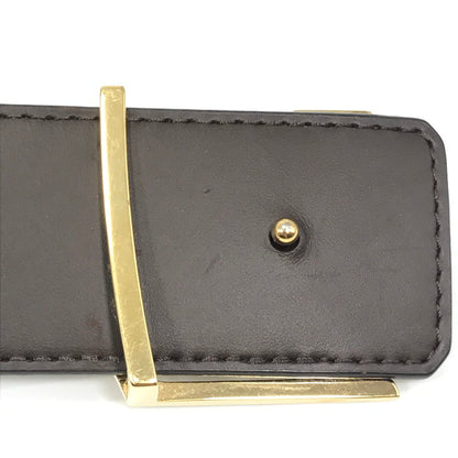 【中古品】【メンズ】 LOUIS VUITTON ルイ・ヴィトン MONOGRAM LV INITIAL BELT GOLD M0323 モノグラム LV イニシャル ベルト アクセサリー 179-260818-rt-29-tag カラー：ブラウン 万代Net店