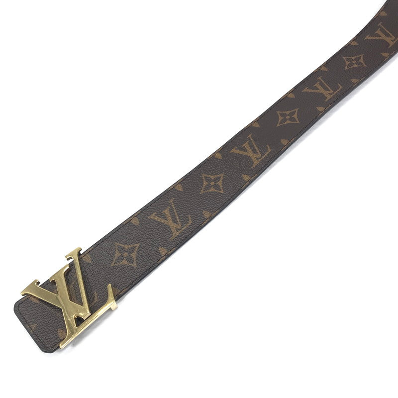 【中古品】【メンズ】 LOUIS VUITTON ルイ・ヴィトン MONOGRAM LV INITIAL BELT GOLD M0323 モノグラム LV イニシャル ベルト アクセサリー 179-260818-rt-29-tag カラー：ブラウン 万代Net店