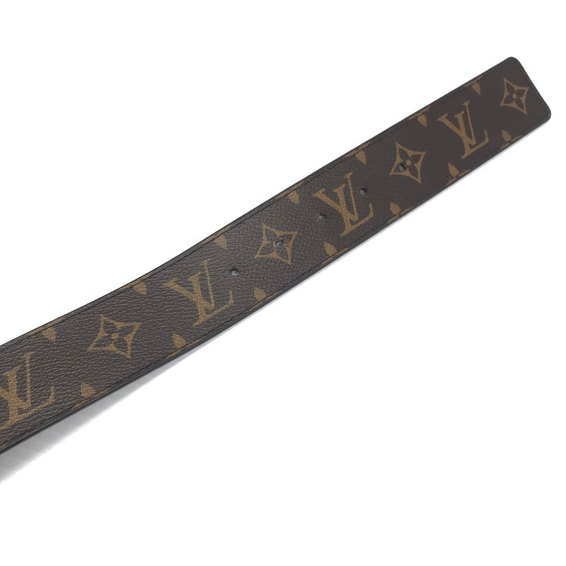 【中古品】【メンズ】 LOUIS VUITTON ルイ・ヴィトン MONOGRAM LV INITIAL BELT GOLD M0323 モノグラム LV イニシャル ベルト アクセサリー 179-260818-rt-29-tag カラー：ブラウン 万代Net店
