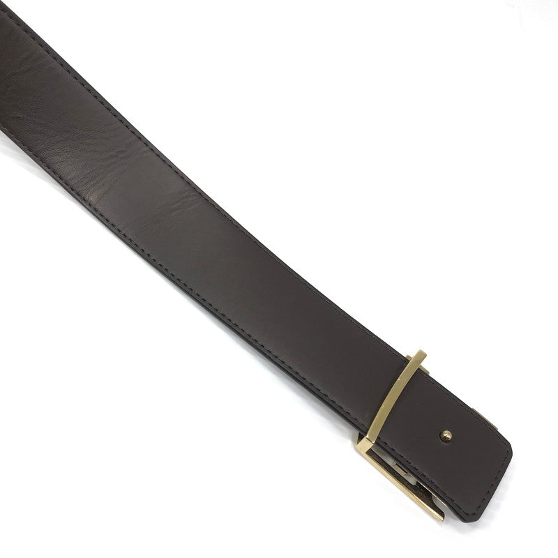 【中古品】【メンズ】 LOUIS VUITTON ルイ・ヴィトン MONOGRAM LV INITIAL BELT GOLD M0323 モノグラム LV イニシャル ベルト アクセサリー 179-260818-rt-29-tag カラー：ブラウン 万代Net店