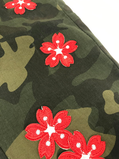 【中古品】【メンズ】 GUAPI グアピ CAMO BLOSSOM DENIM V2 カモフラージュ ブロッサム デニム V2 デニムパンツ ボトムス 153-260827-ki-10-tagh サイズ：28 カラー：グリーン カモフラージュ 万代Net店