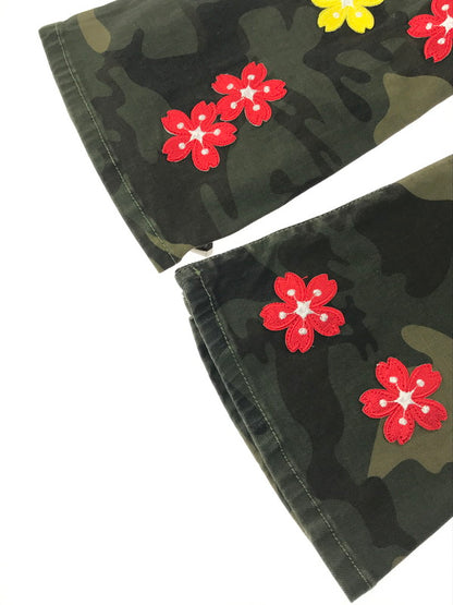 【中古品】【メンズ】 GUAPI グアピ CAMO BLOSSOM DENIM V2 カモフラージュ ブロッサム デニム V2 デニムパンツ ボトムス 153-260827-ki-10-tagh サイズ：28 カラー：グリーン カモフラージュ 万代Net店