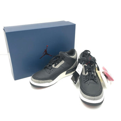 【中古美品】【メンズ】 NIKE ナイキ ×LEVI'S リーバイス AIR JORDAN 3 RETRO SP BLACK AND WHITE (LEVI'S TAB) IR0914-40 160-260816-rt-13-tagh サイズ：26.5cm US8.5 カラー：DENIM/BLACK-GYM RED 万代Net店