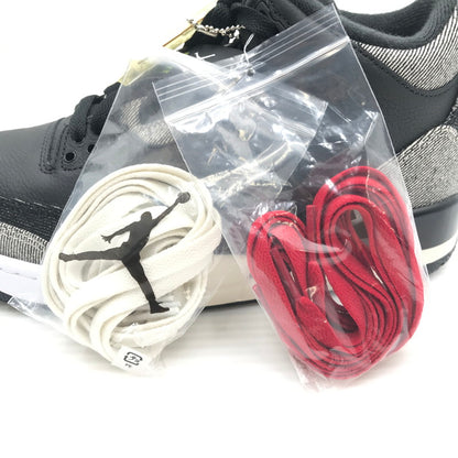 【中古美品】【メンズ】 NIKE ナイキ ×LEVI'S リーバイス AIR JORDAN 3 RETRO SP BLACK AND WHITE (LEVI'S TAB) IR0914-40 160-260816-rt-13-tagh サイズ：26.5cm US8.5 カラー：DENIM/BLACK-GYM RED 万代Net店