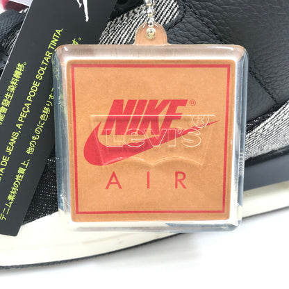 【中古美品】【メンズ】 NIKE ナイキ ×LEVI'S リーバイス AIR JORDAN 3 RETRO SP BLACK AND WHITE (LEVI'S TAB) IR0914-40 160-260816-rt-13-tagh サイズ：26.5cm US8.5 カラー：DENIM/BLACK-GYM RED 万代Net店