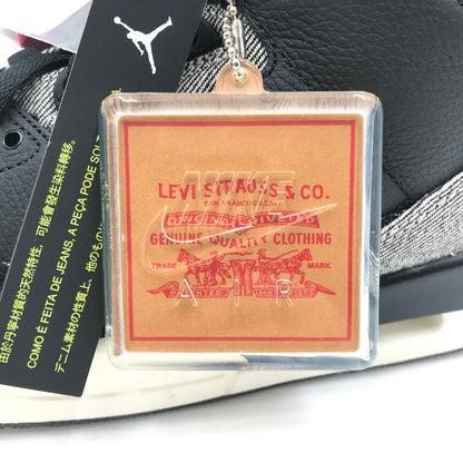 【中古美品】【メンズ】 NIKE ナイキ ×LEVI'S リーバイス AIR JORDAN 3 RETRO SP BLACK AND WHITE (LEVI'S TAB) IR0914-40 160-260816-rt-13-tagh サイズ：26.5cm US8.5 カラー：DENIM/BLACK-GYM RED 万代Net店