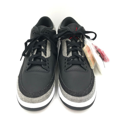 【中古美品】【メンズ】 NIKE ナイキ ×LEVI'S リーバイス AIR JORDAN 3 RETRO SP BLACK AND WHITE (LEVI'S TAB) IR0914-40 160-260816-rt-13-tagh サイズ：26.5cm US8.5 カラー：DENIM/BLACK-GYM RED 万代Net店