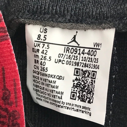 【中古美品】【メンズ】 NIKE ナイキ ×LEVI'S リーバイス AIR JORDAN 3 RETRO SP BLACK AND WHITE (LEVI'S TAB) IR0914-40 160-260816-rt-13-tagh サイズ：26.5cm US8.5 カラー：DENIM/BLACK-GYM RED 万代Net店