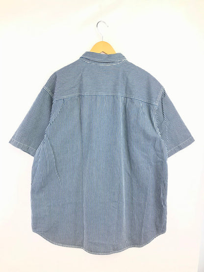 【中古品】【メンズ】 SUPREME シュプリーム 25SS LOOSE FIT S/S DENIM PAINTER SHIRT ルーズ フィット ショートスリーブ ペインター シャツ トップス 149-260829-rt-56-tagh サイズ：XL カラー：ブルー 万代Net店