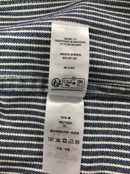 【中古品】【メンズ】 SUPREME シュプリーム 25SS LOOSE FIT S/S DENIM PAINTER SHIRT ルーズ フィット ショートスリーブ ペインター シャツ トップス 149-260829-rt-56-tagh サイズ：XL カラー：ブルー 万代Net店