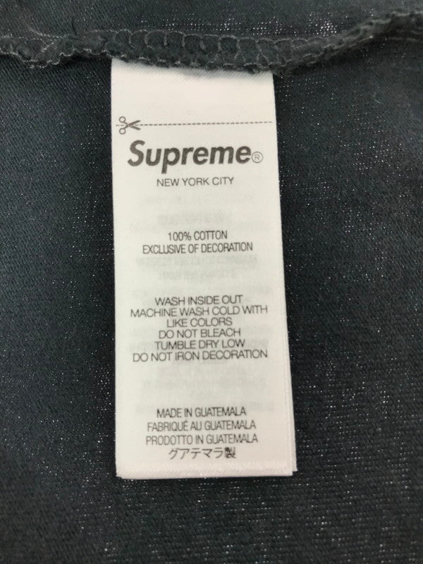 【中古品】【メンズ】 SUPREME シュプリーム 26SS WASHED S/S TOP BLACK ウォッシュド ショートスリーブ トップ 149-260829-rt-51-tagh サイズ：XL カラー：ブラック 万代Net店