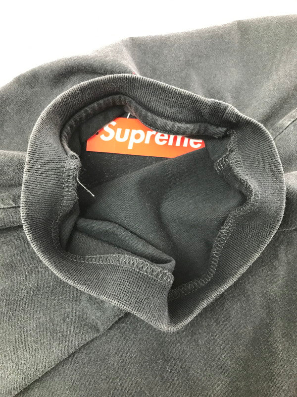 【中古品】【メンズ】 SUPREME シュプリーム 26SS WASHED S/S TOP BLACK ウォッシュド ショートスリーブ トップ 149-260829-rt-51-tagh サイズ：XL カラー：ブラック 万代Net店