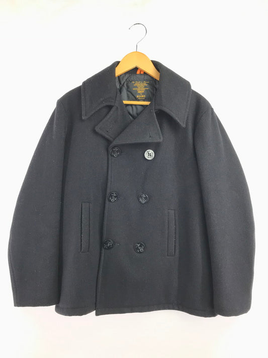 【現状渡し品】【メンズ】 FIDELITY フェデリティー BEAMS別注 ビームス別注 PEA COAT ピーコート アウター 145-260819-rt-20-tag サイズ：L カラー：ブラック 万代Net店