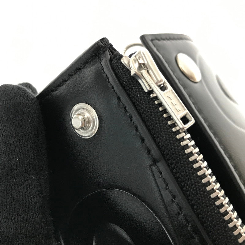 【中古品】【メンズ】 SUPREME シュプリーム 25AW LEATHER CHAIN WALLET レザー チェーン ウォレット 3つ折り財布 200-260914-na-10-tagh カラー：ブラック 万代Net店