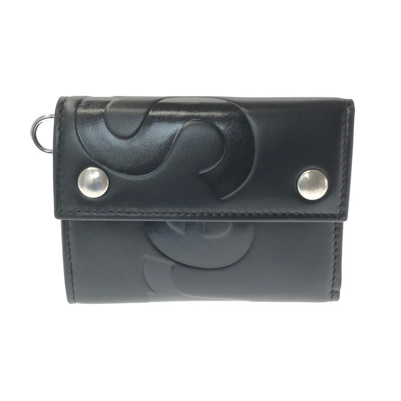 【中古品】【メンズ】 SUPREME シュプリーム 25AW LEATHER CHAIN WALLET レザー チェーン ウォレット 3つ折り財布 200-260914-na-10-tagh カラー：ブラック 万代Net店