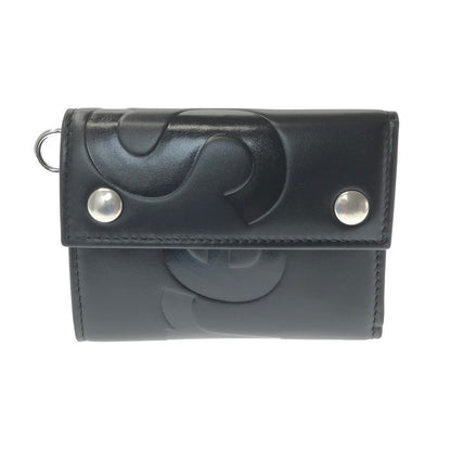 【中古品】【メンズ】 SUPREME シュプリーム 25AW LEATHER CHAIN WALLET レザー チェーン ウォレット 3つ折り財布 200-260914-na-10-tagh カラー：ブラック 万代Net店