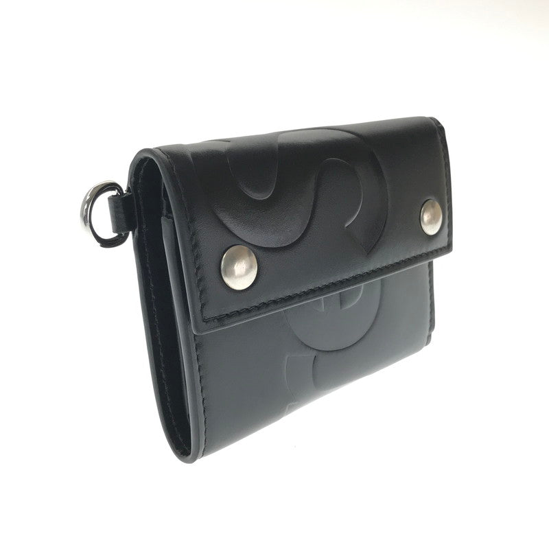 【中古品】【メンズ】 SUPREME シュプリーム 25AW LEATHER CHAIN WALLET レザー チェーン ウォレット 3つ折り財布 200-260914-na-10-tagh カラー：ブラック 万代Net店