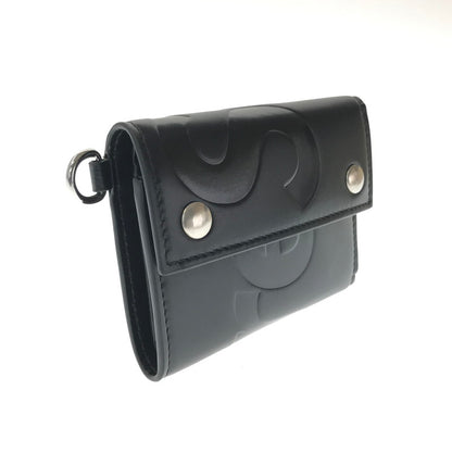 【中古品】【メンズ】 SUPREME シュプリーム 25AW LEATHER CHAIN WALLET レザー チェーン ウォレット 3つ折り財布 200-260914-na-10-tagh カラー：ブラック 万代Net店