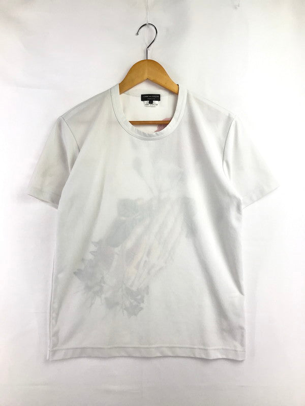 【中古品】【メンズ】 COMME DES GARCONS HOMME PLUS コムデギャルソンオムプリュス × BEDELGEUSE BACK PRINT MESH T-SHIRT PI-T014 AD2021 140-260819-rt-11-tag サイズ：S カラー：ホワイト 万代Net店