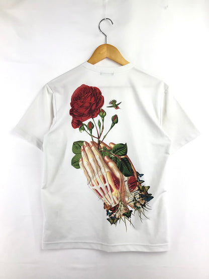 【中古品】【メンズ】 COMME DES GARCONS HOMME PLUS コムデギャルソンオムプリュス × BEDELGEUSE BACK PRINT MESH T-SHIRT PI-T014 AD2021 140-260819-rt-11-tag サイズ：S カラー：ホワイト 万代Net店