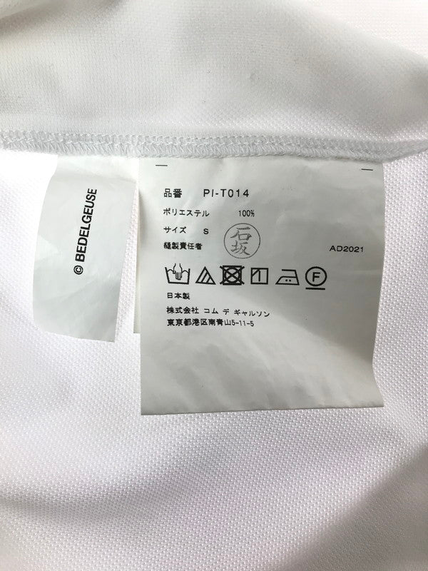 【中古品】【メンズ】 COMME DES GARCONS HOMME PLUS コムデギャルソンオムプリュス × BEDELGEUSE BACK PRINT MESH T-SHIRT PI-T014 AD2021 140-260819-rt-11-tag サイズ：S カラー：ホワイト 万代Net店
