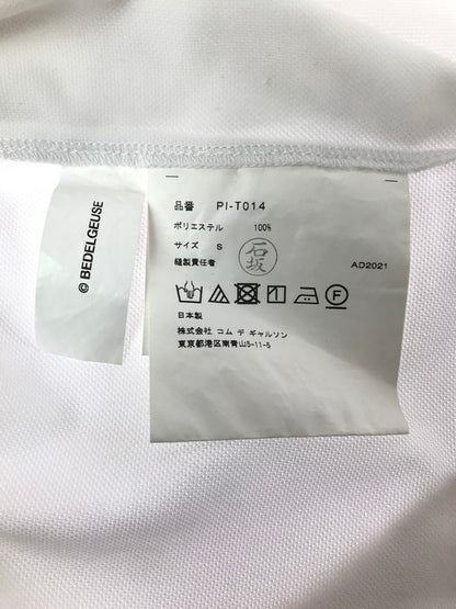【中古品】【メンズ】 COMME DES GARCONS HOMME PLUS コムデギャルソンオムプリュス × BEDELGEUSE BACK PRINT MESH T-SHIRT PI-T014 AD2021 140-260819-rt-11-tag サイズ：S カラー：ホワイト 万代Net店