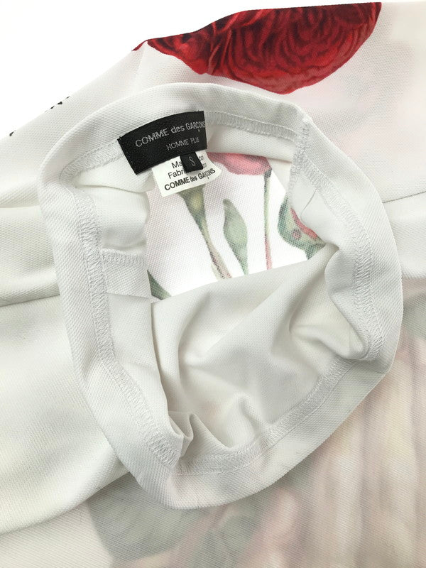 【中古品】【メンズ】 COMME DES GARCONS HOMME PLUS コムデギャルソンオムプリュス × BEDELGEUSE BACK PRINT MESH T-SHIRT PI-T014 AD2021 140-260819-rt-11-tag サイズ：S カラー：ホワイト 万代Net店