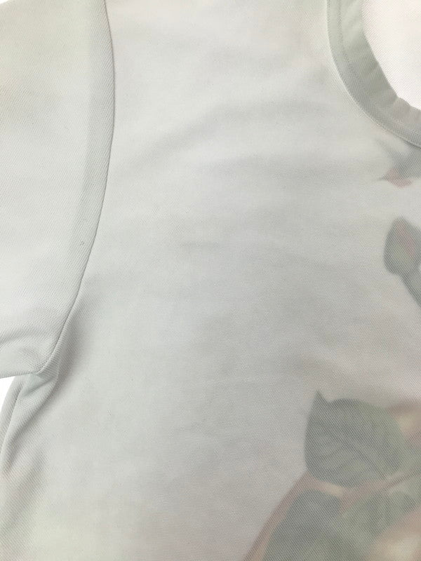 【中古品】【メンズ】 COMME DES GARCONS HOMME PLUS コムデギャルソンオムプリュス × BEDELGEUSE BACK PRINT MESH T-SHIRT PI-T014 AD2021 140-260819-rt-11-tag サイズ：S カラー：ホワイト 万代Net店