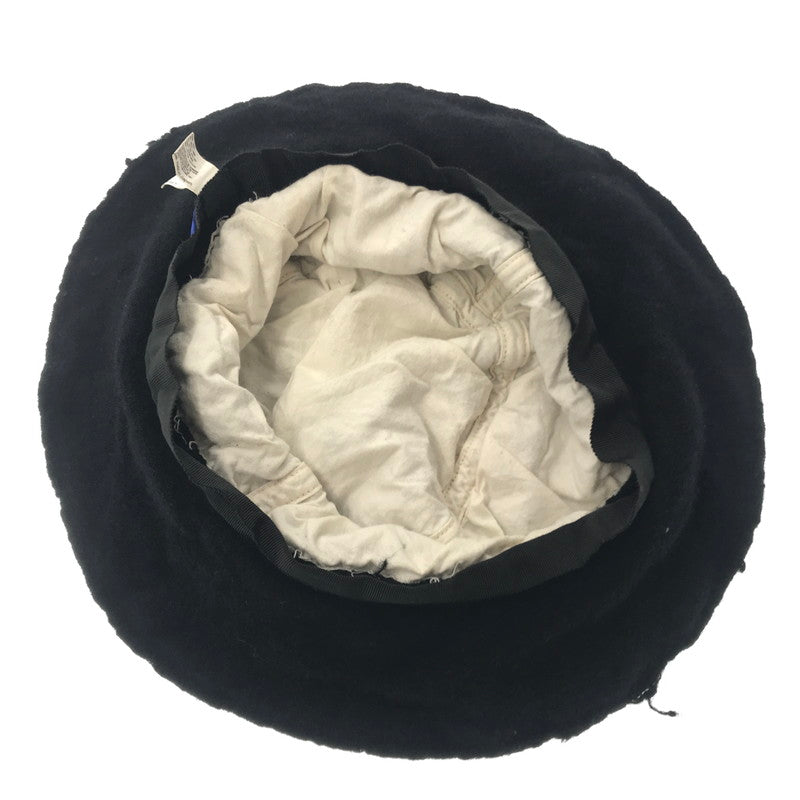 【中古品】【メンズ】 COMME DES GARCONS SHIRT コムデギャルソンシャツ BUCKET HAT FL-K601 ウール縮絨 バケット 帽子 185-260818-rt-39-tag カラー：ブラック 万代Net店
