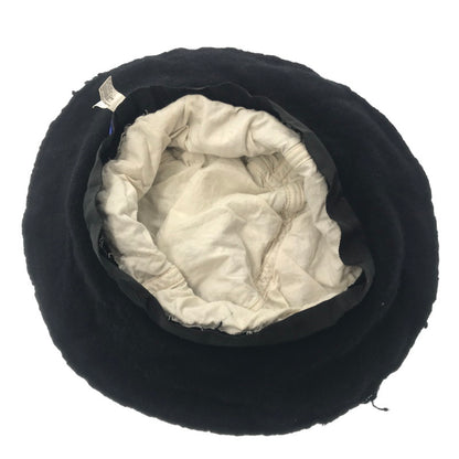 【中古品】【メンズ】 COMME DES GARCONS SHIRT コムデギャルソンシャツ BUCKET HAT FL-K601 ウール縮絨 バケット 帽子 185-260818-rt-39-tag カラー：ブラック 万代Net店