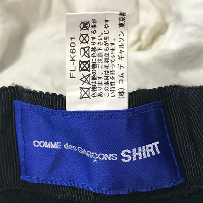 【中古品】【メンズ】 COMME DES GARCONS SHIRT コムデギャルソンシャツ BUCKET HAT FL-K601 ウール縮絨 バケット 帽子 185-260818-rt-39-tag カラー：ブラック 万代Net店