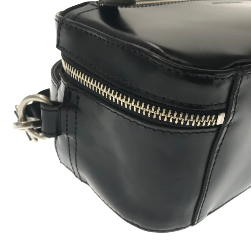 【中古品】【メンズ】 JUNYA WATANABE ジュンヤワタナベ COW LEATHER SHOULDER BAG BLACK JD-K202 カウレザー ショルダー バッグ カバン 188-260818-rt-40-tag カラー：ブラック 万代Net店