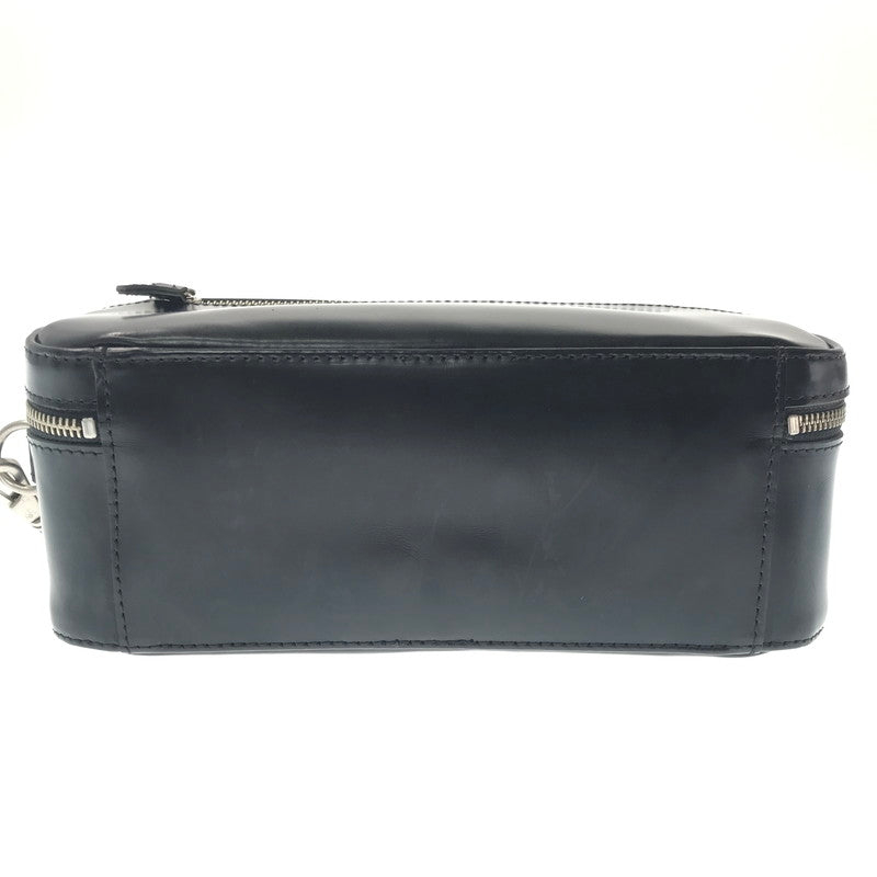 【中古品】【メンズ】 JUNYA WATANABE ジュンヤワタナベ COW LEATHER SHOULDER BAG BLACK JD-K202 カウレザー ショルダー バッグ カバン 188-260818-rt-40-tag カラー：ブラック 万代Net店