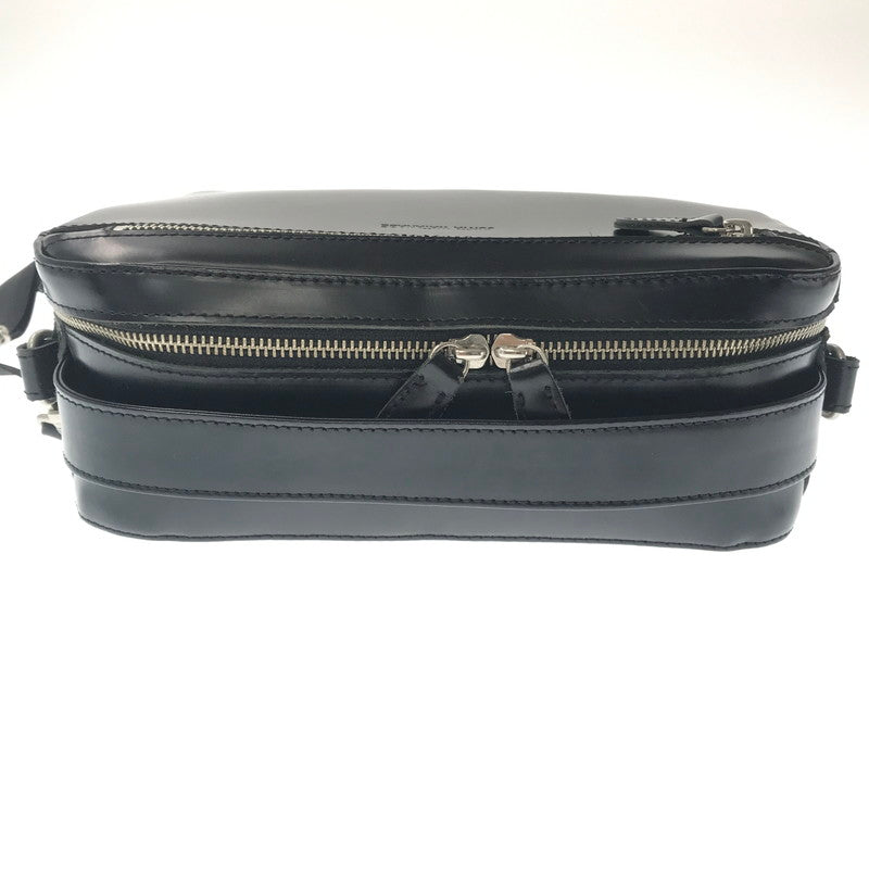 【中古品】【メンズ】 JUNYA WATANABE ジュンヤワタナベ COW LEATHER SHOULDER BAG BLACK JD-K202 カウレザー ショルダー バッグ カバン 188-260818-rt-40-tag カラー：ブラック 万代Net店