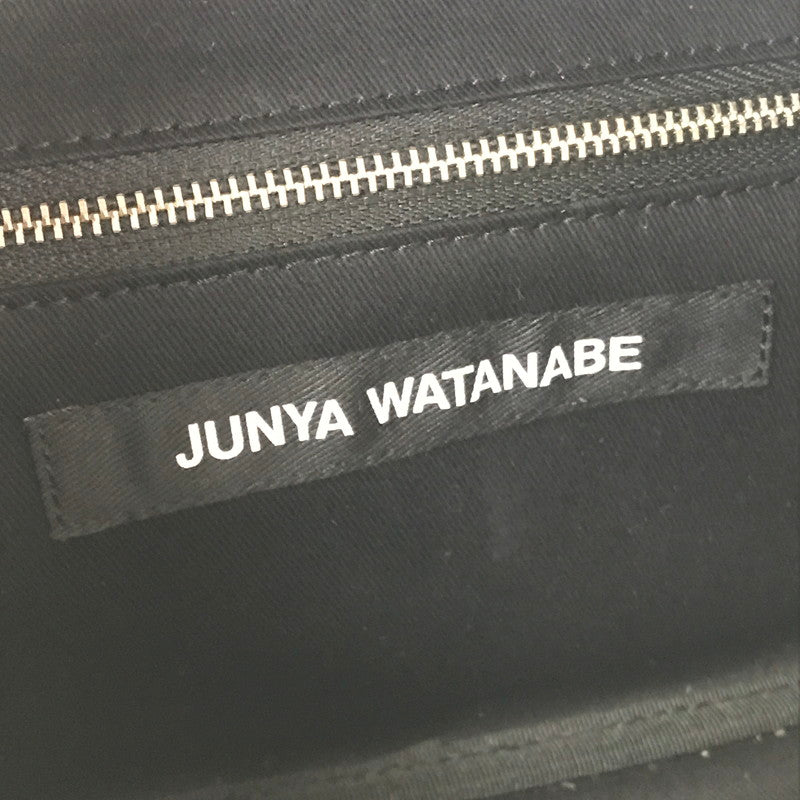 【中古品】【メンズ】 JUNYA WATANABE ジュンヤワタナベ COW LEATHER SHOULDER BAG BLACK JD-K202 カウレザー ショルダー バッグ カバン 188-260818-rt-40-tag カラー：ブラック 万代Net店