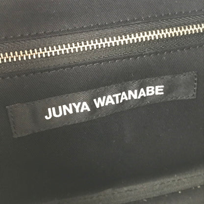【中古品】【メンズ】 JUNYA WATANABE ジュンヤワタナベ COW LEATHER SHOULDER BAG BLACK JD-K202 カウレザー ショルダー バッグ カバン 188-260818-rt-40-tag カラー：ブラック 万代Net店