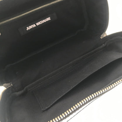 【中古品】【メンズ】 JUNYA WATANABE ジュンヤワタナベ COW LEATHER SHOULDER BAG BLACK JD-K202 カウレザー ショルダー バッグ カバン 188-260818-rt-40-tag カラー：ブラック 万代Net店