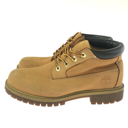 【中古品】【メンズ】 TIMBERLAND ティンバーランド NELSON CHUKKA WP CAMEL A15RW ネルソン チャッカ ウォータプルーフ 靴 164-260913-rt-32-tagh サイズ：25.5cm US7.5W カラー：ブラウン 万代Net店