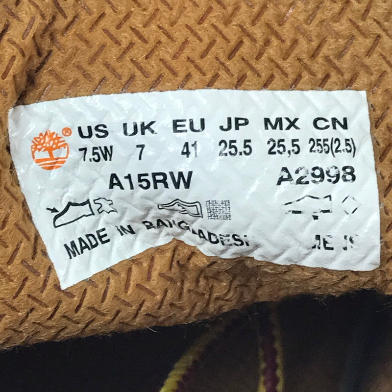 【中古品】【メンズ】 TIMBERLAND ティンバーランド NELSON CHUKKA WP CAMEL A15RW ネルソン チャッカ ウォータプルーフ 靴 164-260913-rt-32-tagh サイズ：25.5cm US7.5W カラー：ブラウン 万代Net店